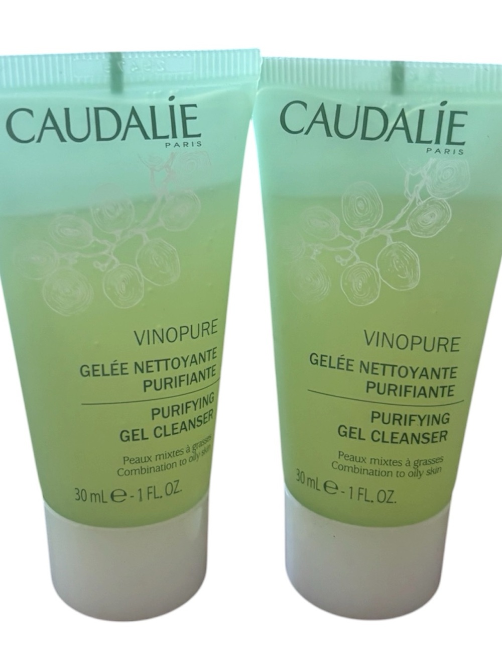 Caudalie Vinopure Pore Purifying Gel Cleanser x 2